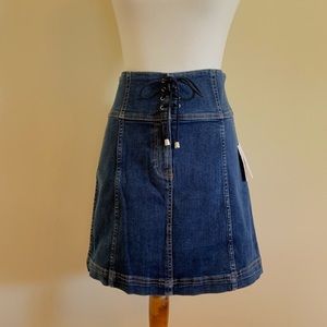 NWT Free People Denim Skirt
